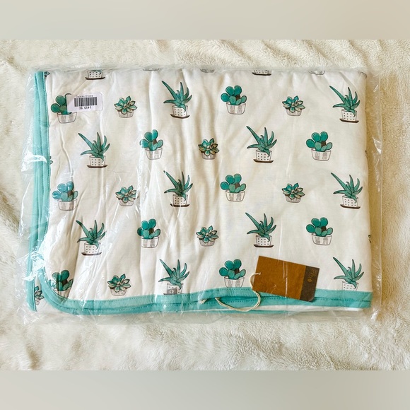 🌵NWT Kyte Succulent Toddler Blanket🌵 - Picture 2 of 3